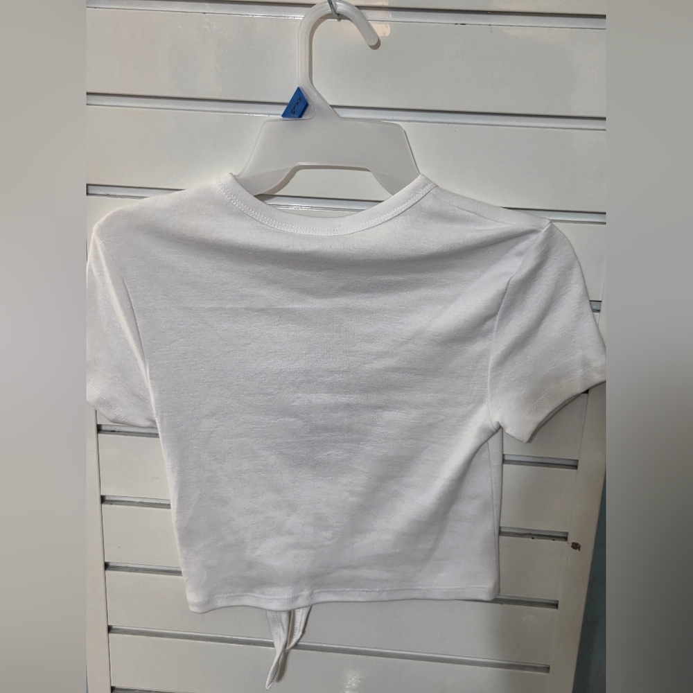 White T-Shirt "Make Boys Cry" Print - Picture 4 of 4